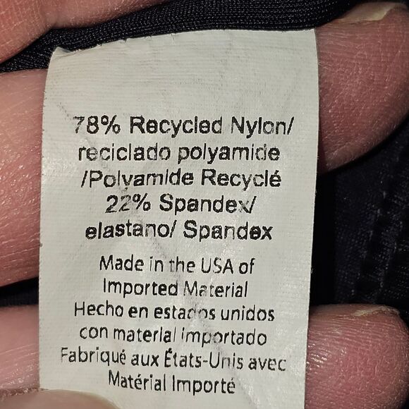 Beyond Yoga‎ Womens Black Silver Side Design Cropped Tank Top Medium - Picture 5 of 5